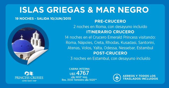 ISLAS GRIEGAS & MAR NEGRO