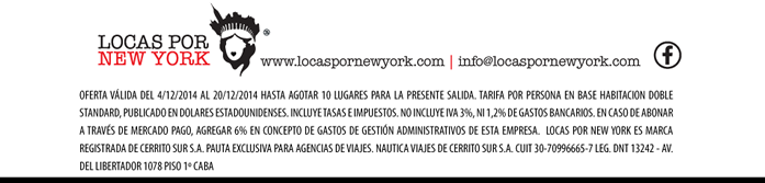 LOCAS POR NEW YORK