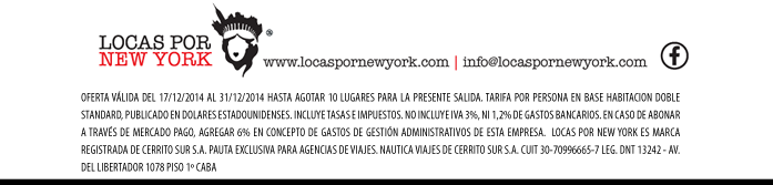 LOCAS POR NEW YORK