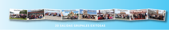 20 SALIDAS GRUPALES EXITOSAS
