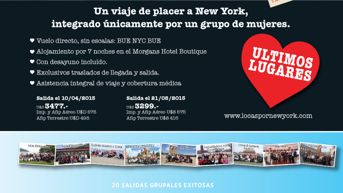 VIAJE A NY EXCLUSIVO DE MUJERES