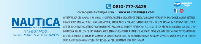 NAUTICA VIAJES - NAVEGAMOS RIOS, MARES & OCEANOS