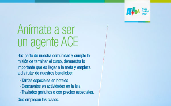 Anímate a ser un agente ACE