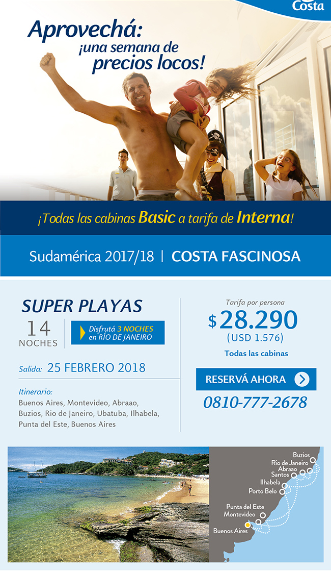 Aprovechá: ¡una semana de precios locos!