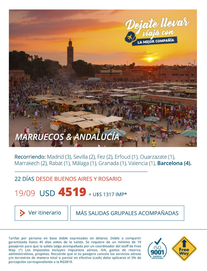 ¡Dejate llevar por Marruecos & Andalucía!