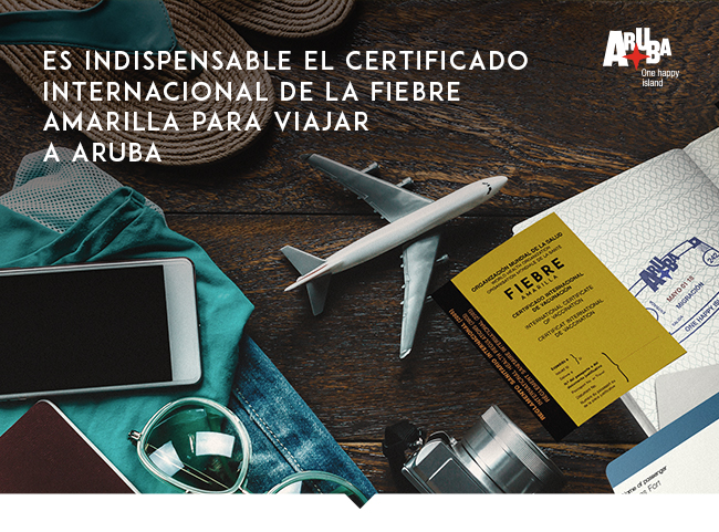 No olvides el certificado internacional de la fiebre amarilla al viajar a aruba
