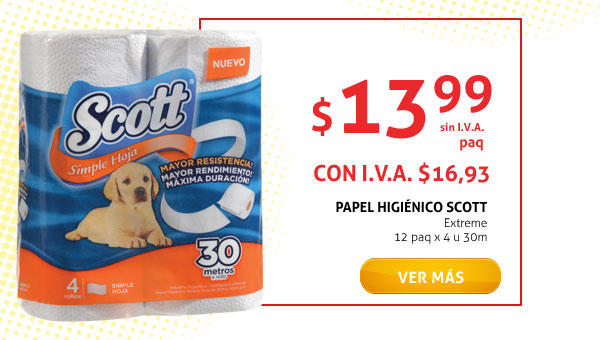 PAPEL HIGIENICO SCOTT