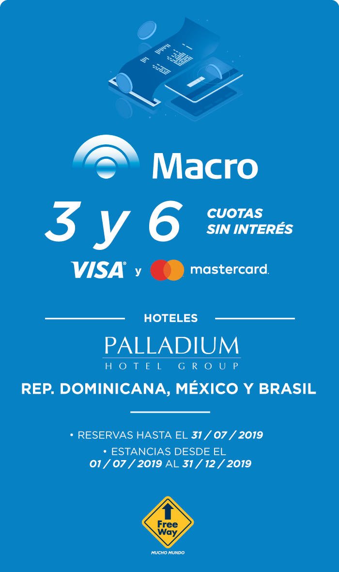 �Palladium en 6 cuotas sin inter�s con Macro!