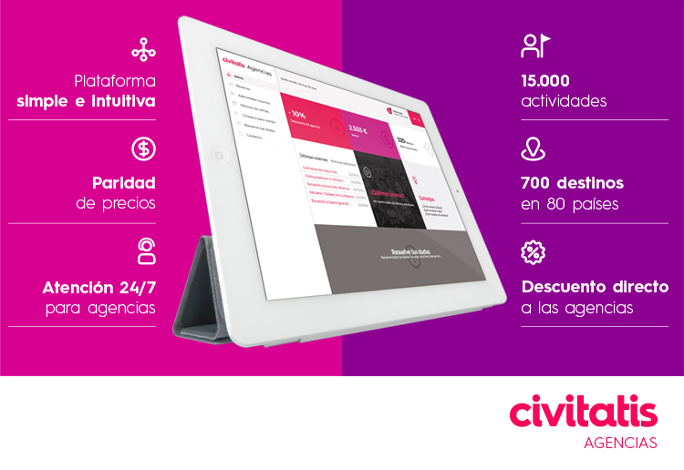 Civitatis Agencias. Plataforma líder en reserva.