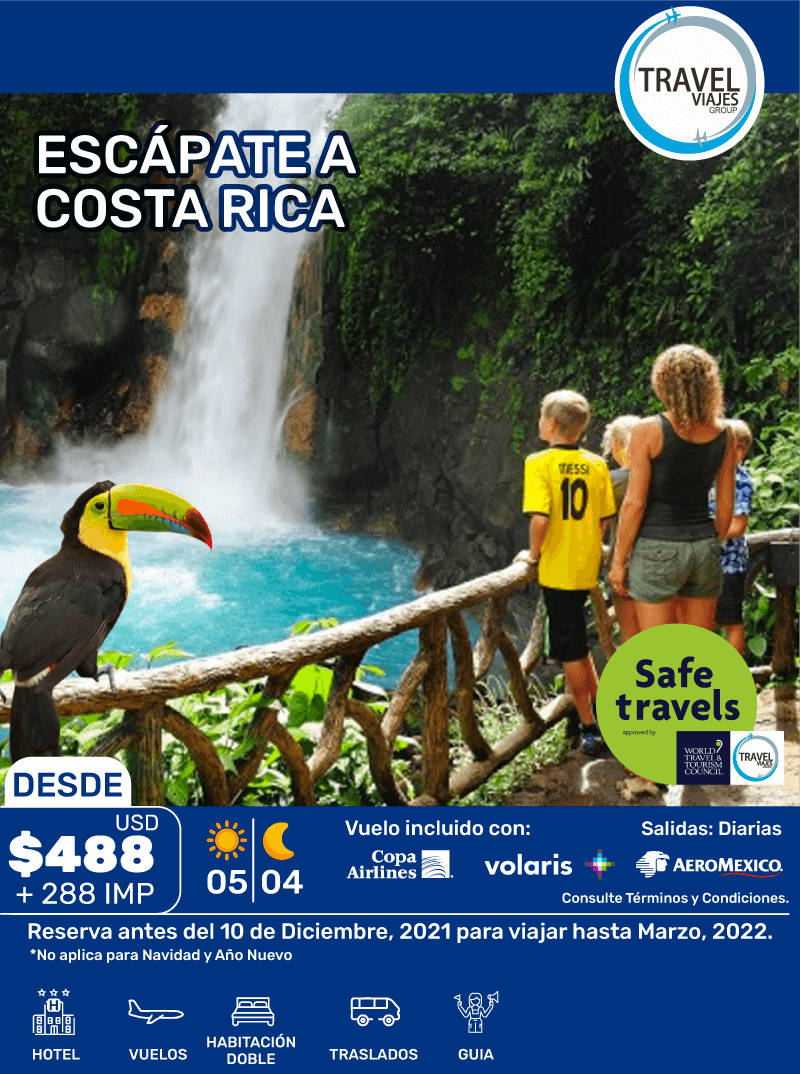 ESCÁPATE A COSTA RICA