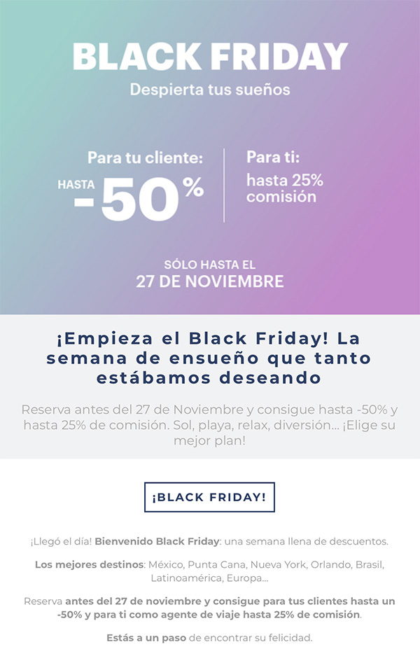 ¡Empieza el Black Friday!