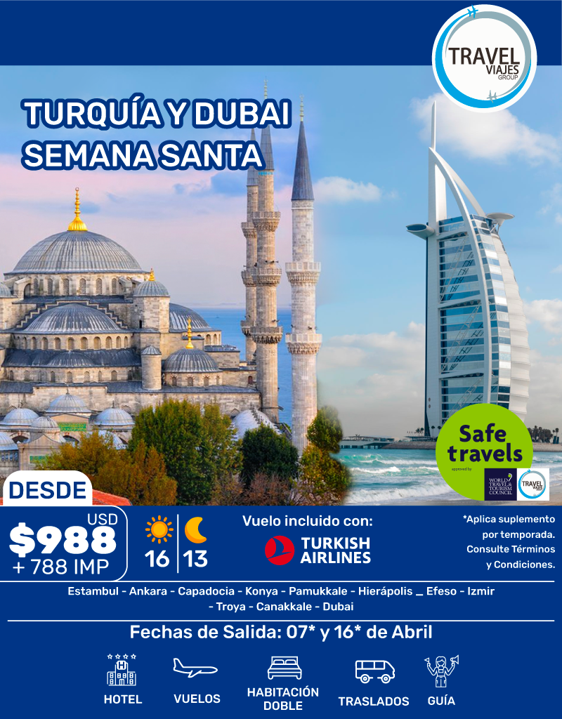 TURQUIA Y DUBAI SEMANA SANTA
