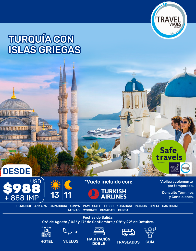 TURQUIA DE REGALO CON ISLAS GRIEGAS
