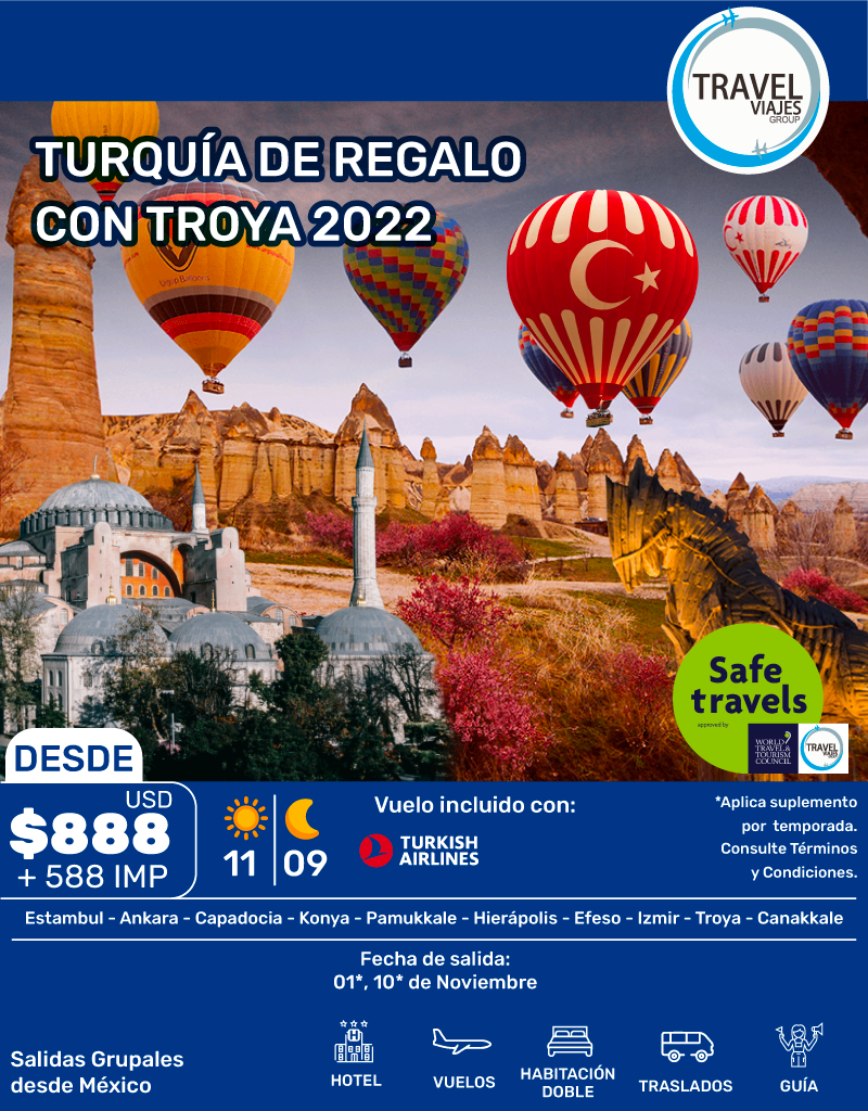 TURQUIA DE REGALO CON TROYA